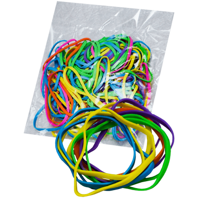 Elastice late multicolore 3 mm, 100 g